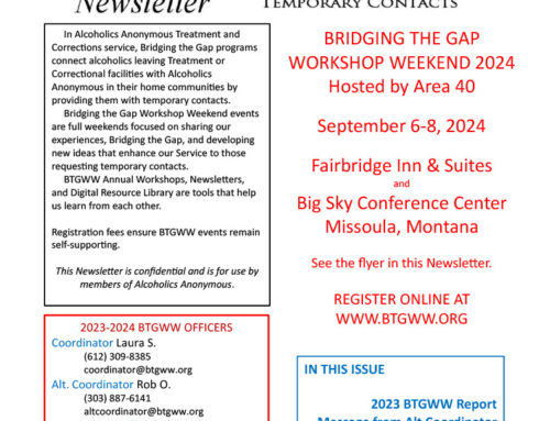 Bridging the Gap Winter Newsletter